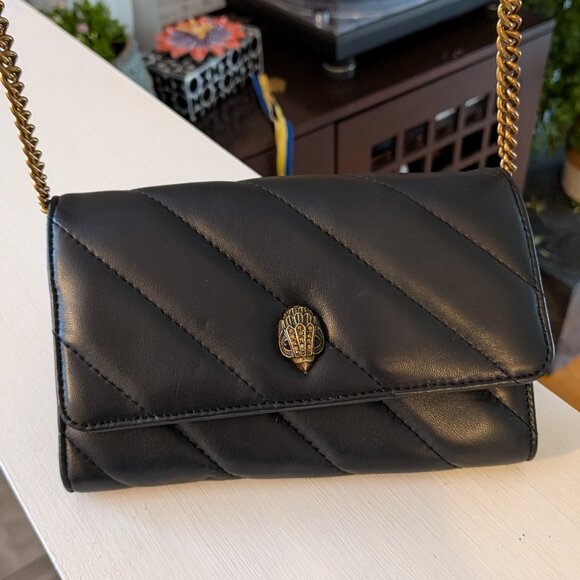 Kurt Geiger Handbags - Kurt Geiger London Kensington/Soho Quilted Leather Wallet Bag Crossbody